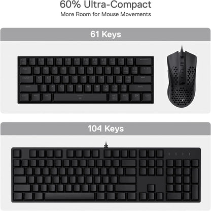 Redragon K630 60% Wired  Gaming Keyboard