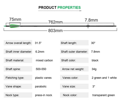 Toparchery 20-40lbs Archery 57"