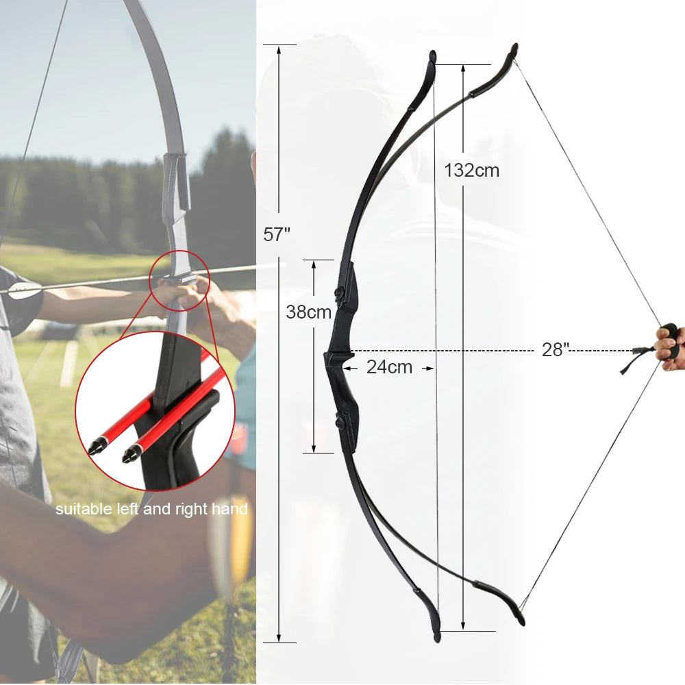 Toparchery 20-40lbs Archery 57"