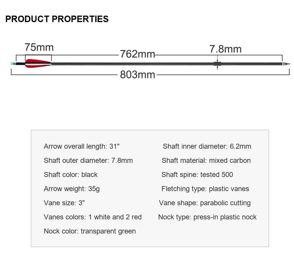 Toparchery 20-40lbs Archery 57"