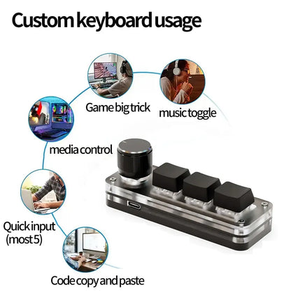 Mini Gaming Custom Programming Knob Keypads