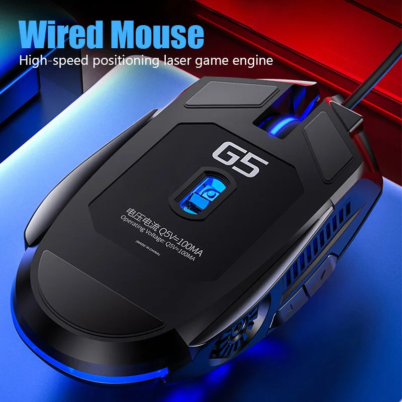 Ergonomic Wired Gaming Mouse