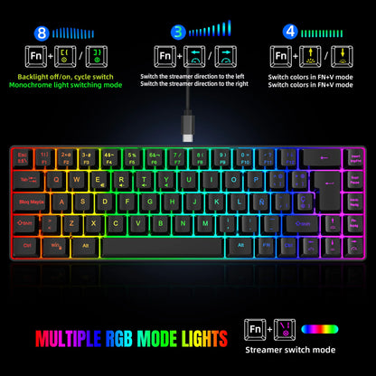 wired gaming keyboard