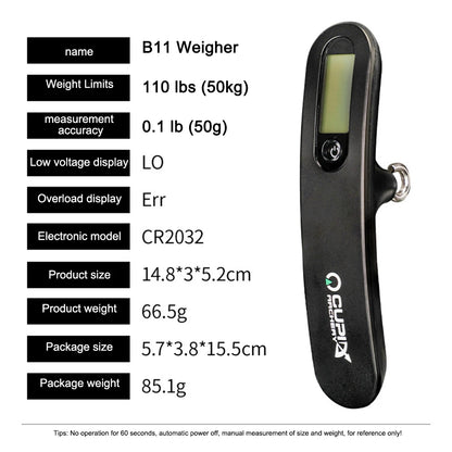 Archery LED Bow Scale 110lbs Draw Weight