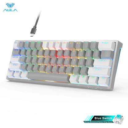 AULA RGB 60 Percent Wired Gaming Keyboard