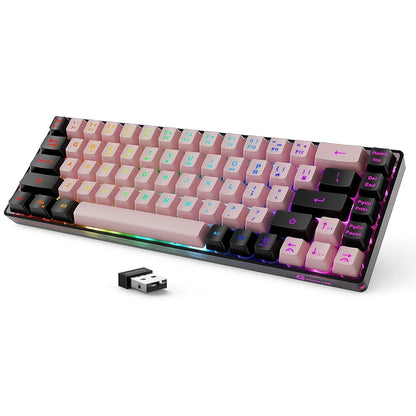 GEODMAER 65% Wireless Gaming Keyboard