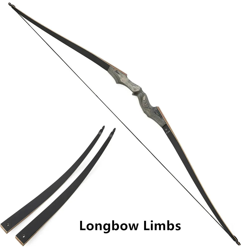 60" Black Hunter  Recurve Bow Limbs