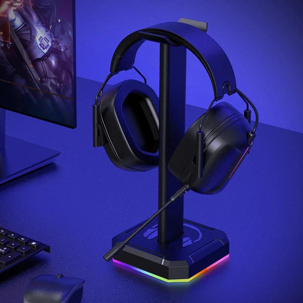 Aluminuim Alloy Headphone Stand RGB Backlight