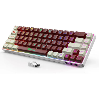 GEODMAER 65% Wireless Gaming Keyboard