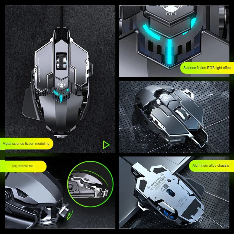 New Mechanical Wired Gaming Mouse