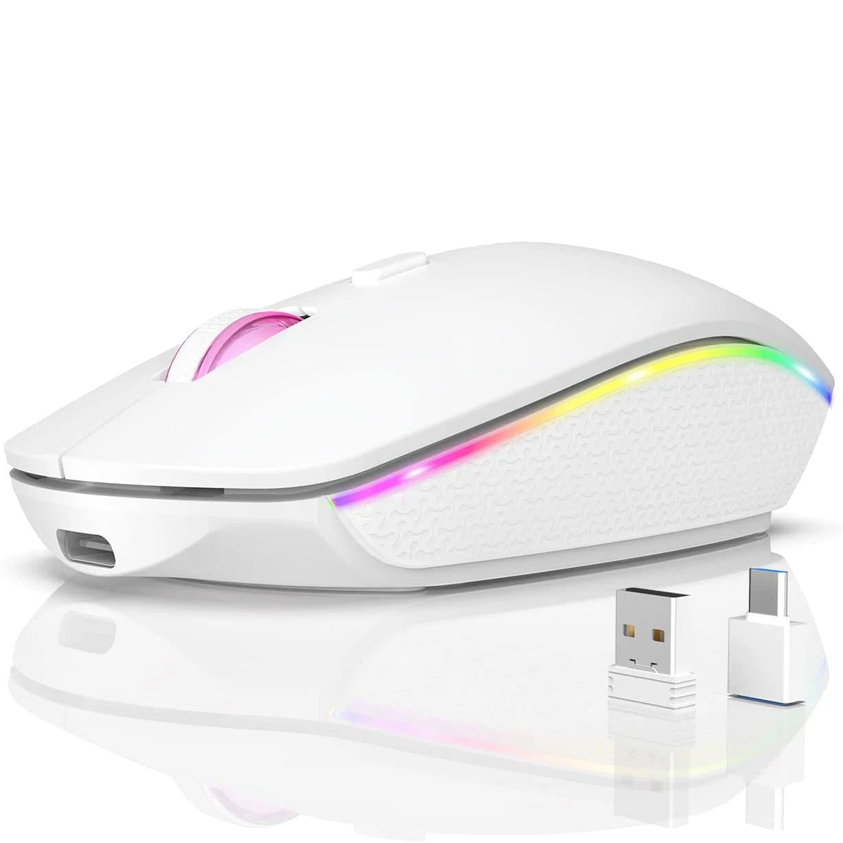 Rechargeable Wireless Mouse with LED