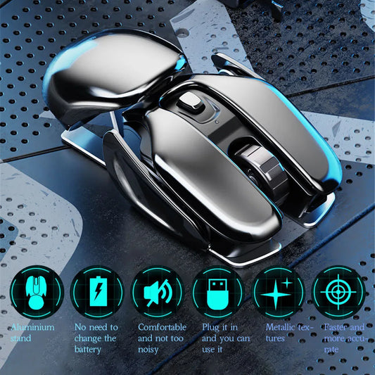 2.4G Wireless Mute 1600DPI Mouse