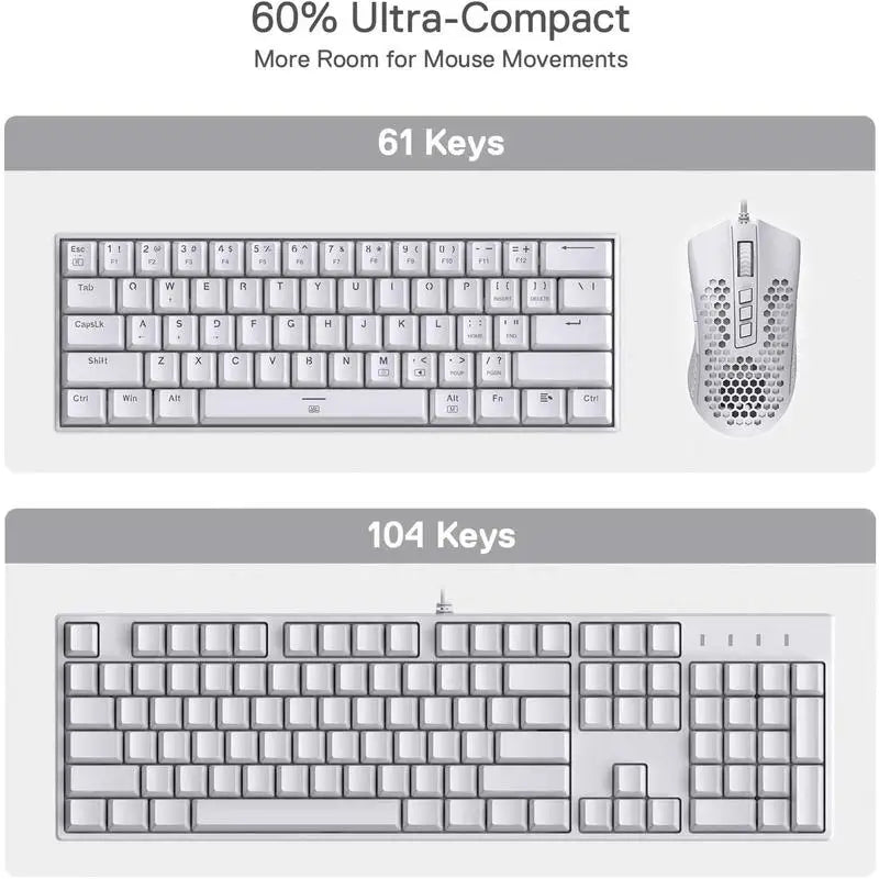 60% Wired Gaming  Keyboard