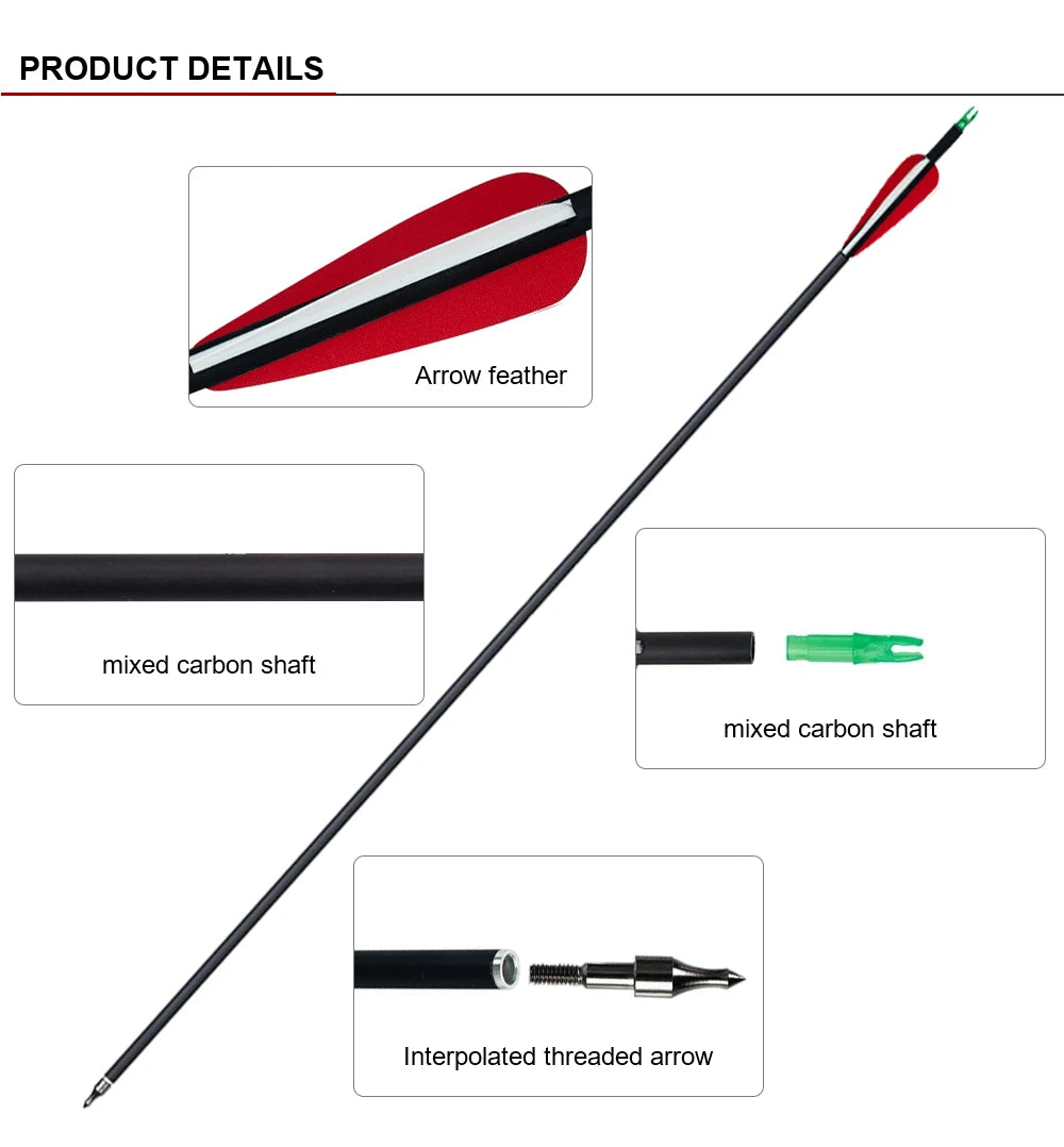 Toparchery 20-40lbs Archery 57"