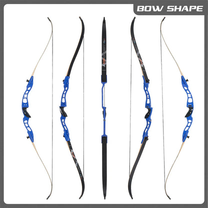 TOPARCHERY 66'' Archery Recurve Bow 20-40lbs